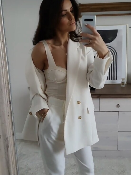 Zara Jackets & Blazers - Zara Straight Cut Oversized Blazer NWT Size XS